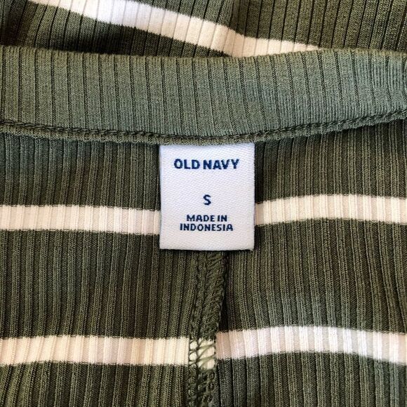 Old Navy Green&White Ribbed Dress Small NWT - Picture 5 of 5